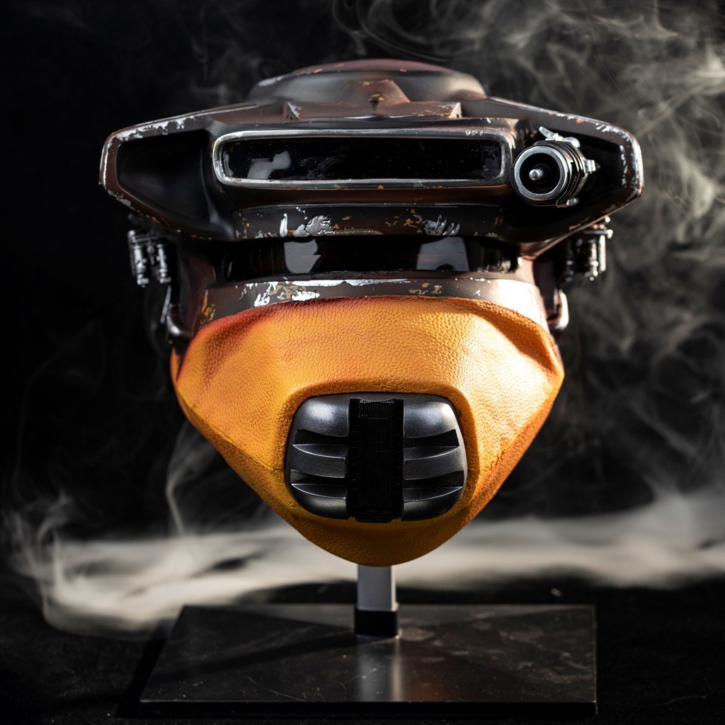 Xcoser Star Wars Leia Boushh Bounty Hunter Helmet Cosplay Props Resin Replicas