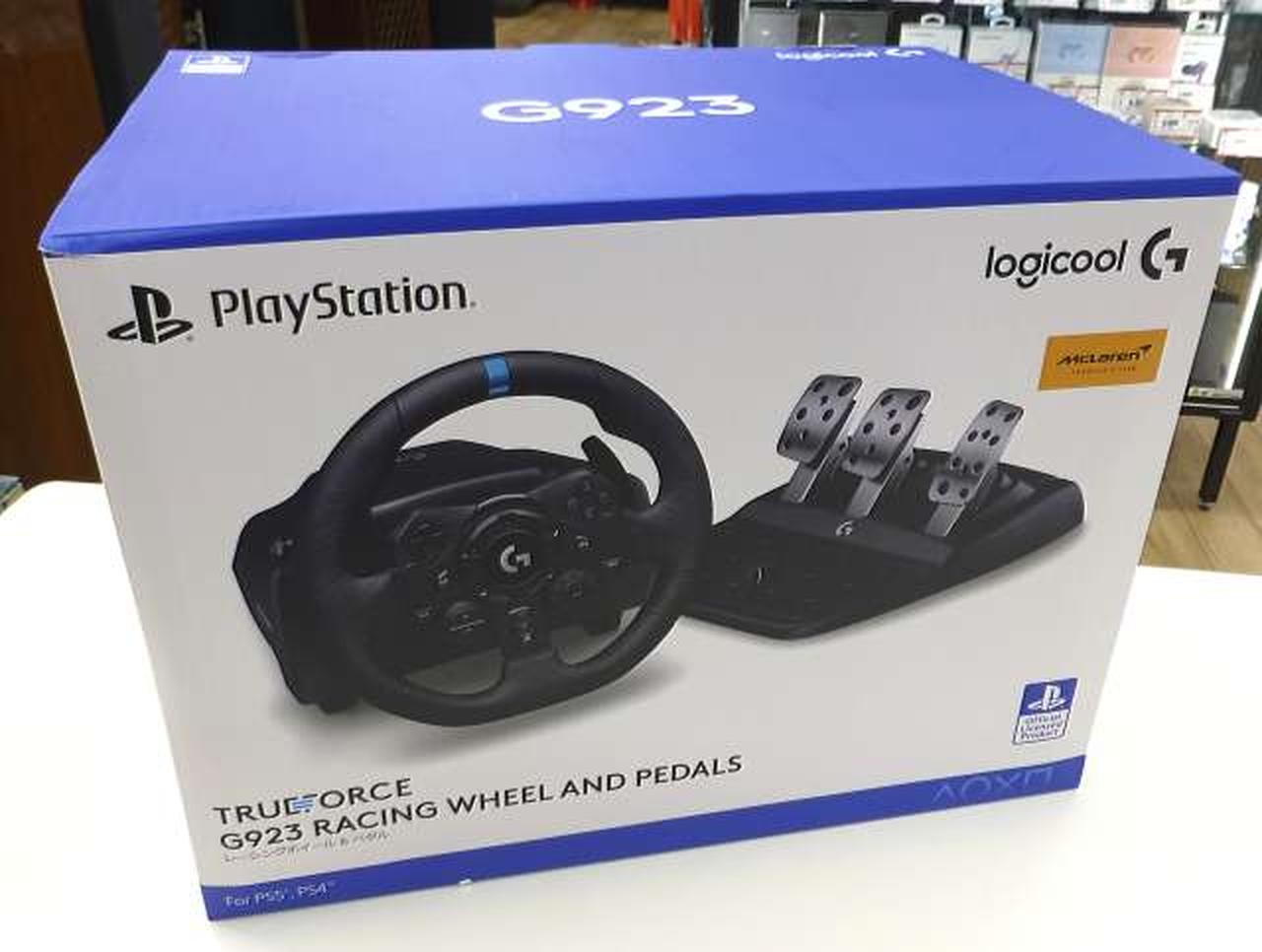 Logitech G923 Racing Wheel for PS5/PS4/PC, GT7 & Forza Compatible