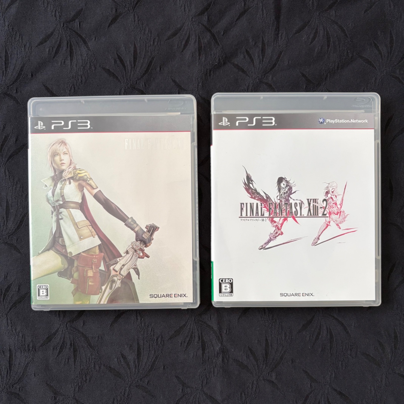 PS3 Final Fantasy XIII XIII-2 2 Game Set Japan Square Enix 2009 2011