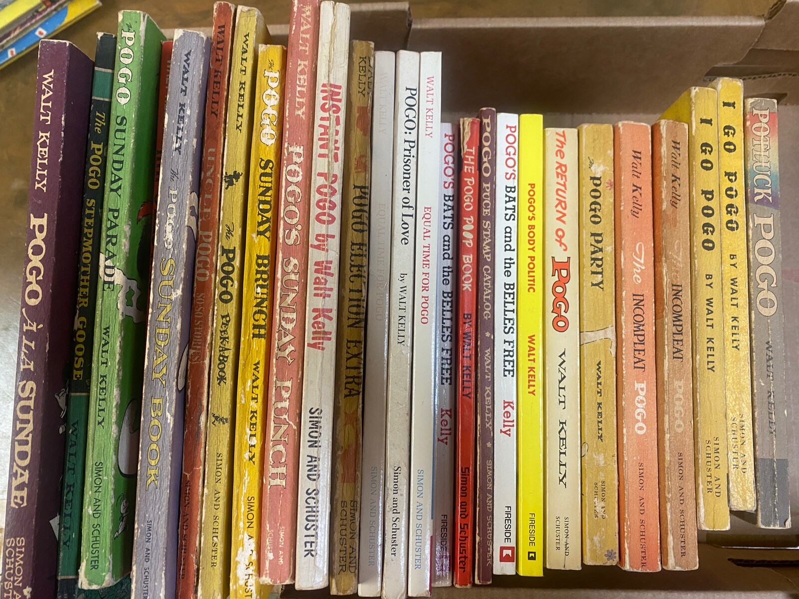 Lot Of 25 Vintage POGO Comic Strip Books 1950’s-70’s Collection Walt Kelly