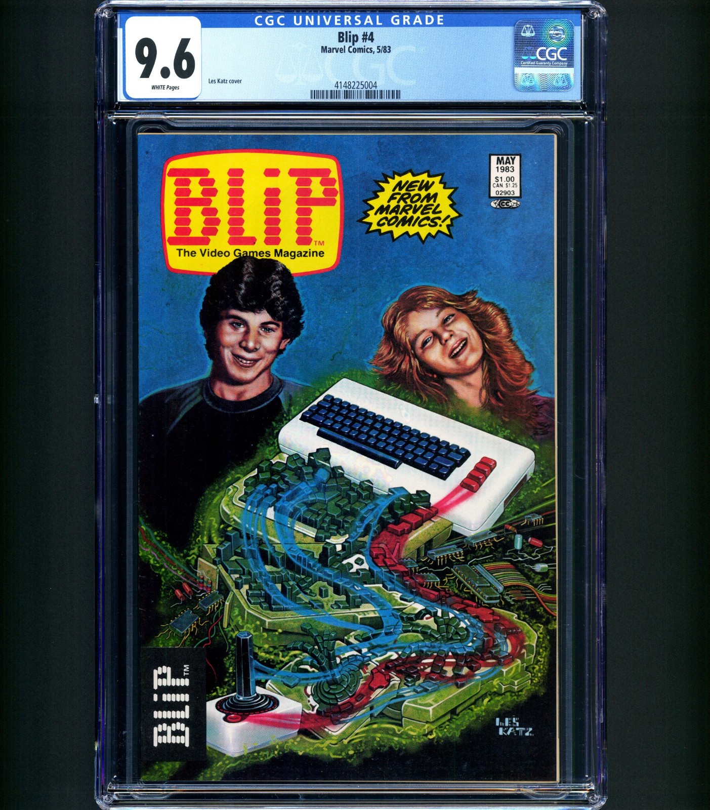 1983 ONLY 2 GRADED HIGHER - Blip #4 CGC 9.6 Marvel Comics Video Game Magazine NM