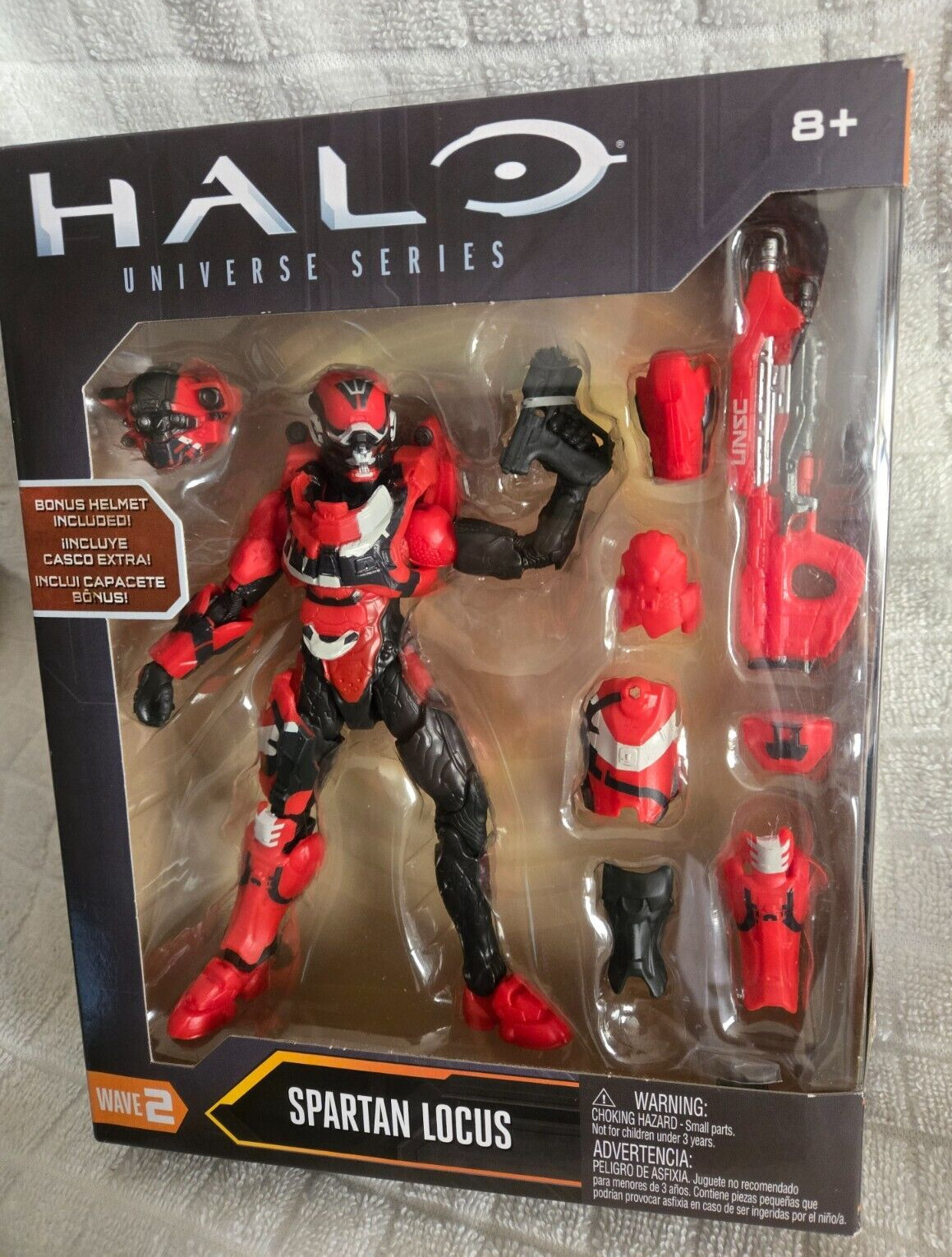HALO Universe Series SPARTAN VALE Action Figure Wave 2 BAF Imperial Grunt Weapon