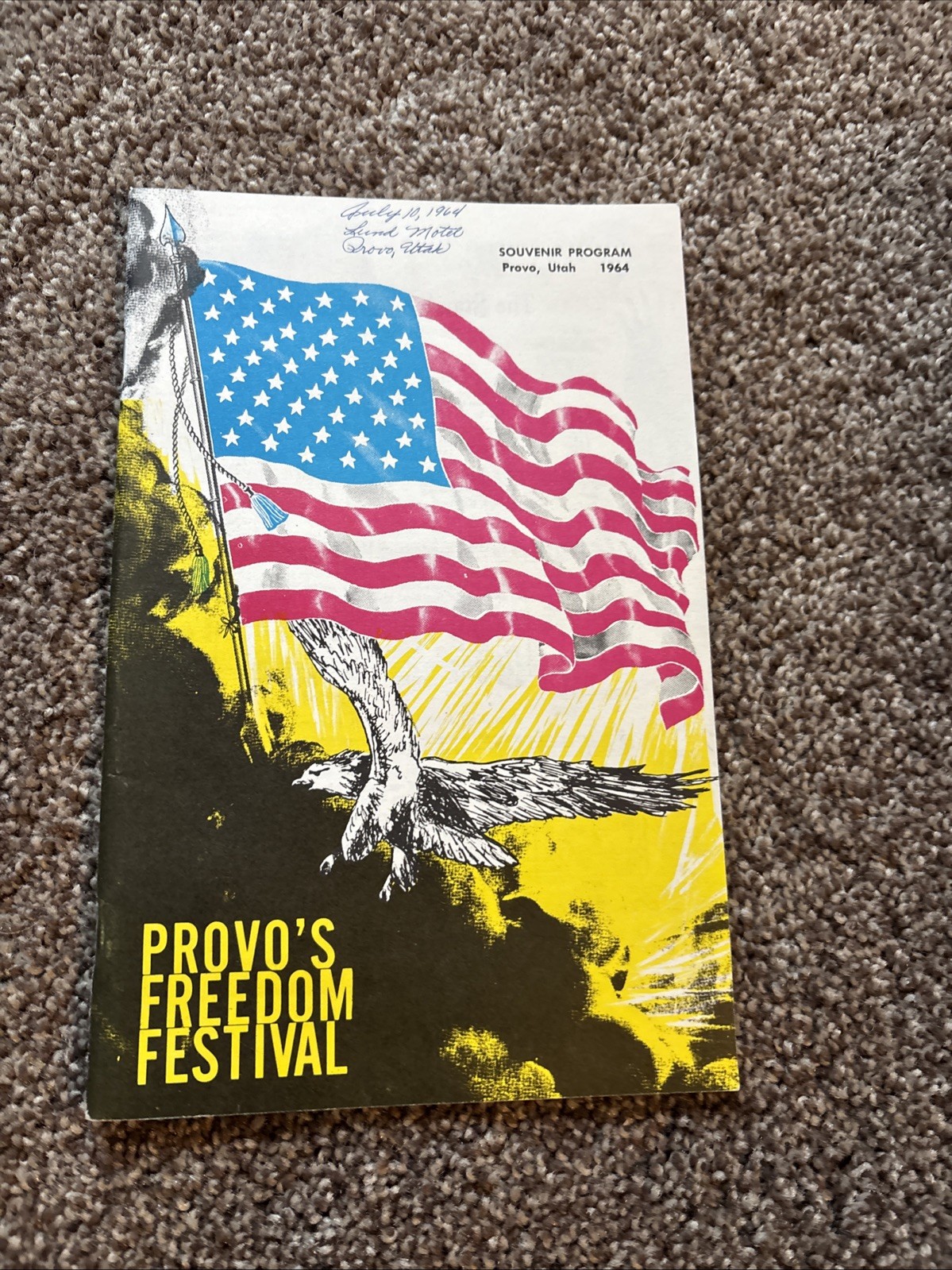 1964 Provo , Utah Freedom Festival Souvenir Program Church Of Jesus Christ LDS