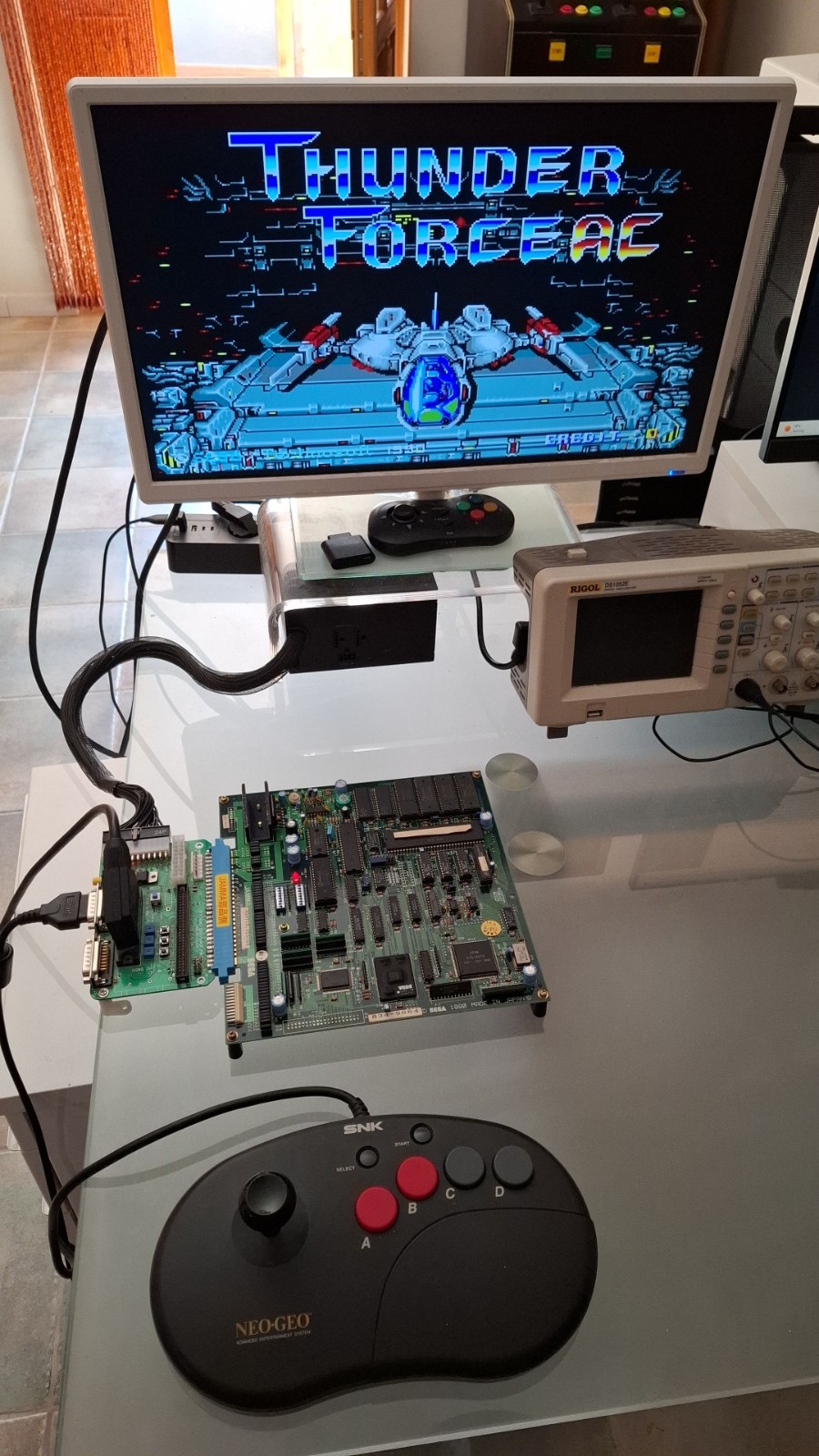 THUNDERFORCE AC - SEGA SYSTEM C JAMMA SHMUP - THUNDER FORCE AC