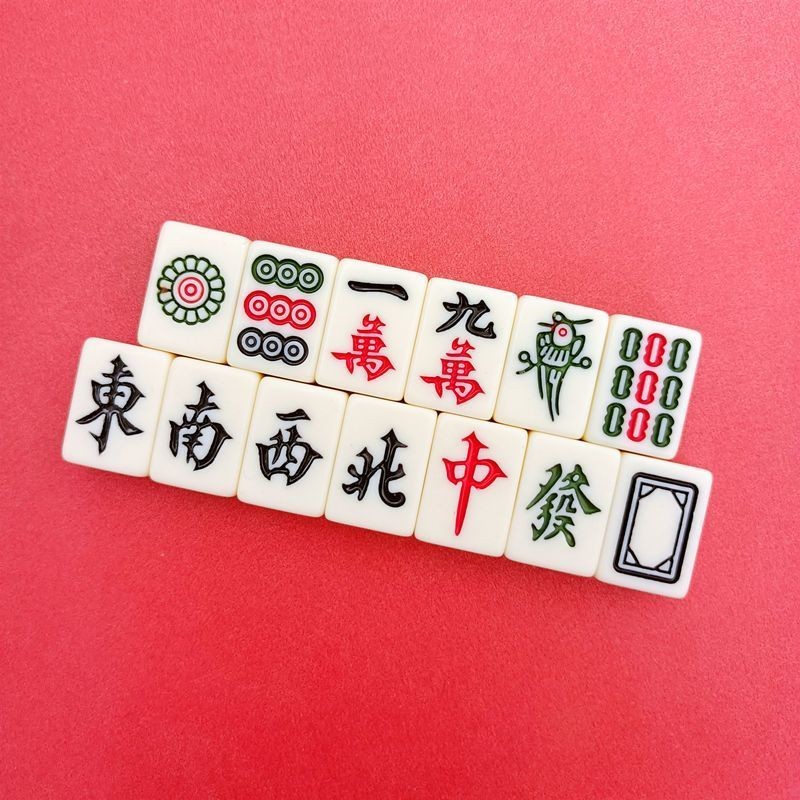 New Mahjong Fridge Magnet Chinese Style 3D Magnetic Message Note Decor Accessory