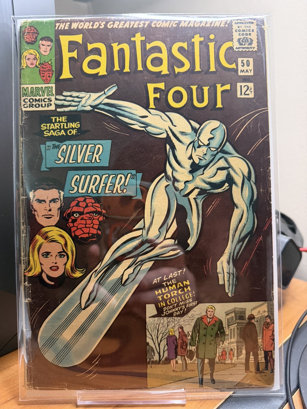 Fantastic Four #50 1966 Silver Surfer Marvel Comics