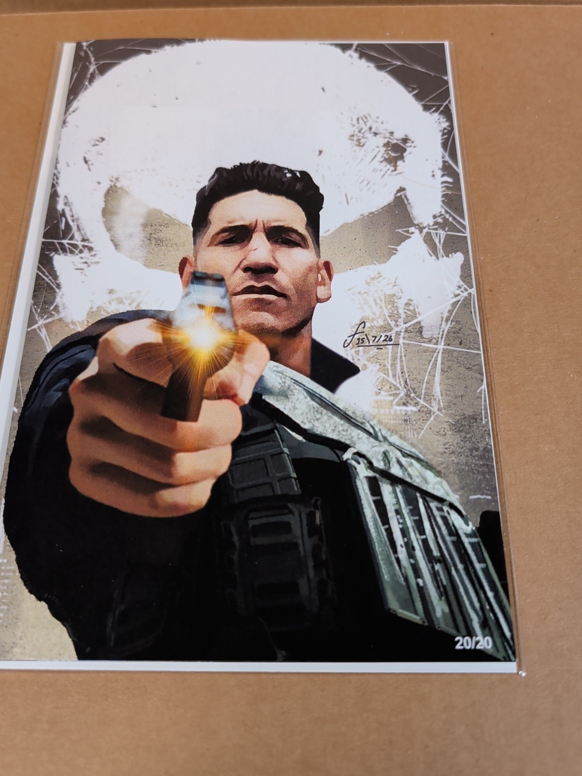 The Punisher BigIV Artbook Exclusive VIRGIN Limited THE OMEGA 20/20 NM
