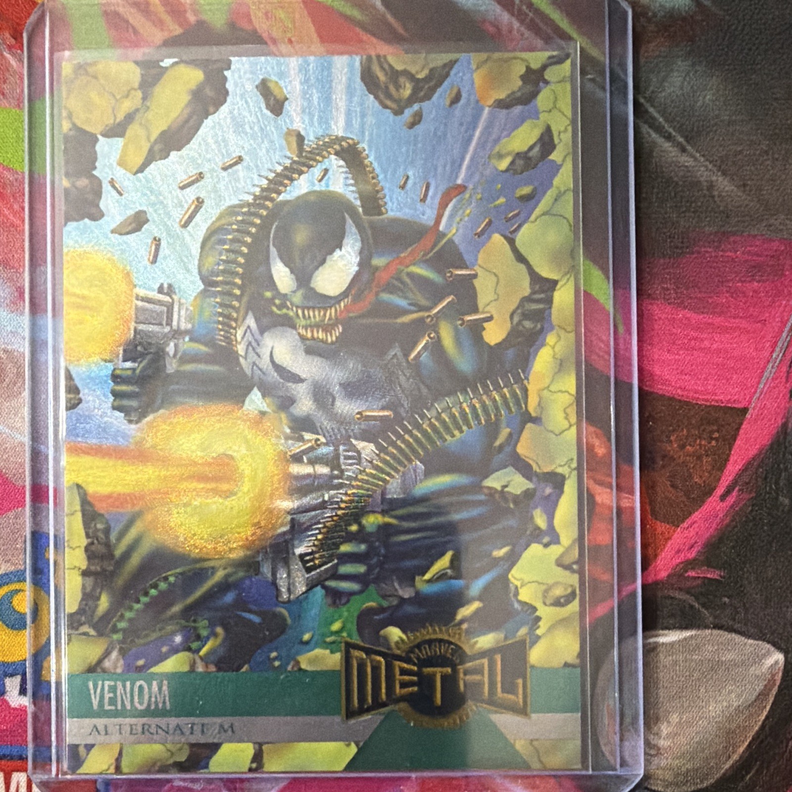 Venom - 1995 Fleer Marvel Metal #136