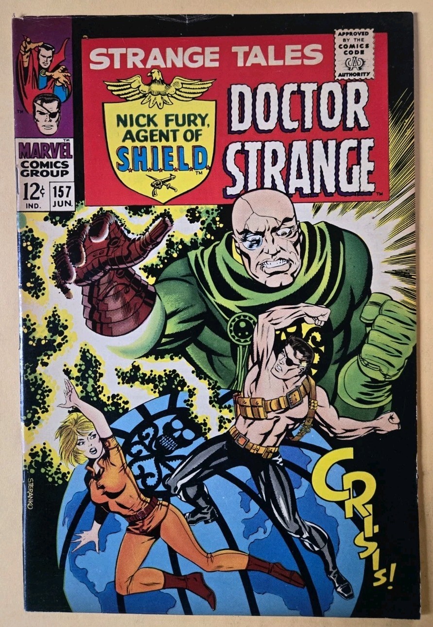 Strange Tales #157 VG/F (5.0) Debut Of The Living Tribunal Steranko Cover 6/67