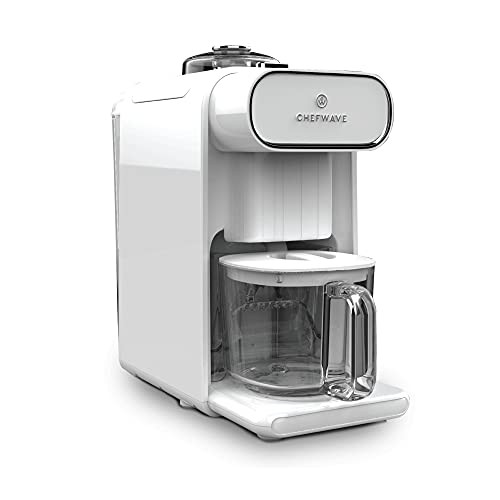 WHITE - CHEFWAVE MILKMADE NON-DAIRY MILK MAKER WITH 6 PLANT-BASED PROGRAMS, AUTO