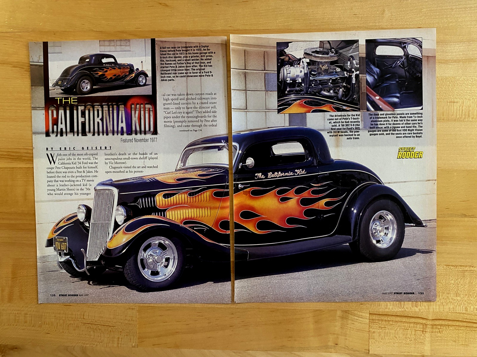 1997 Print Article The California Kid 1934 Ford
