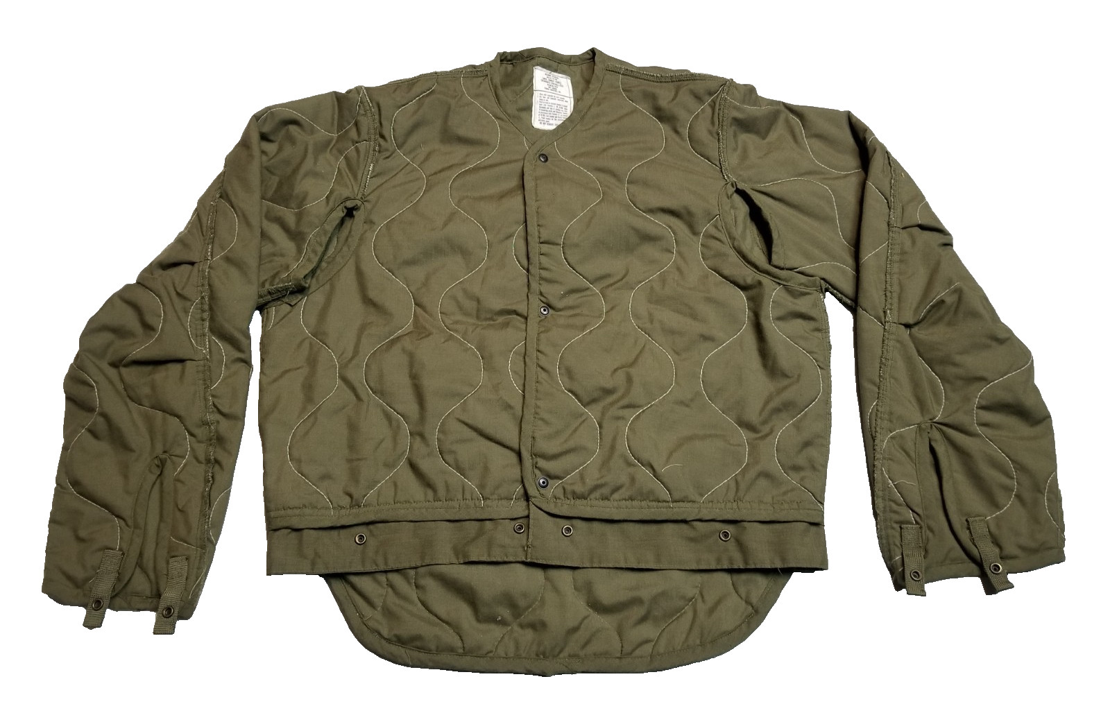 US Military Vintage Combat Vehicle Crewman Aramid Jacket Liner Medium Reg - MINT