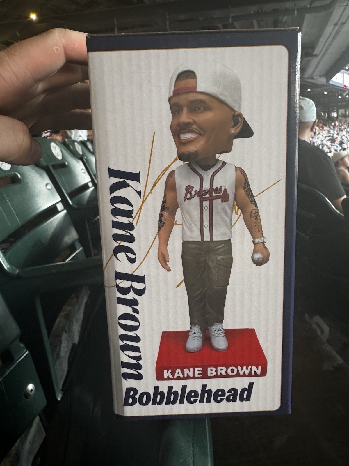 Kane Brown Atlanta Braves Bobblehead Boxed Unopened 2026 IN HAND 9/9/26 SGA