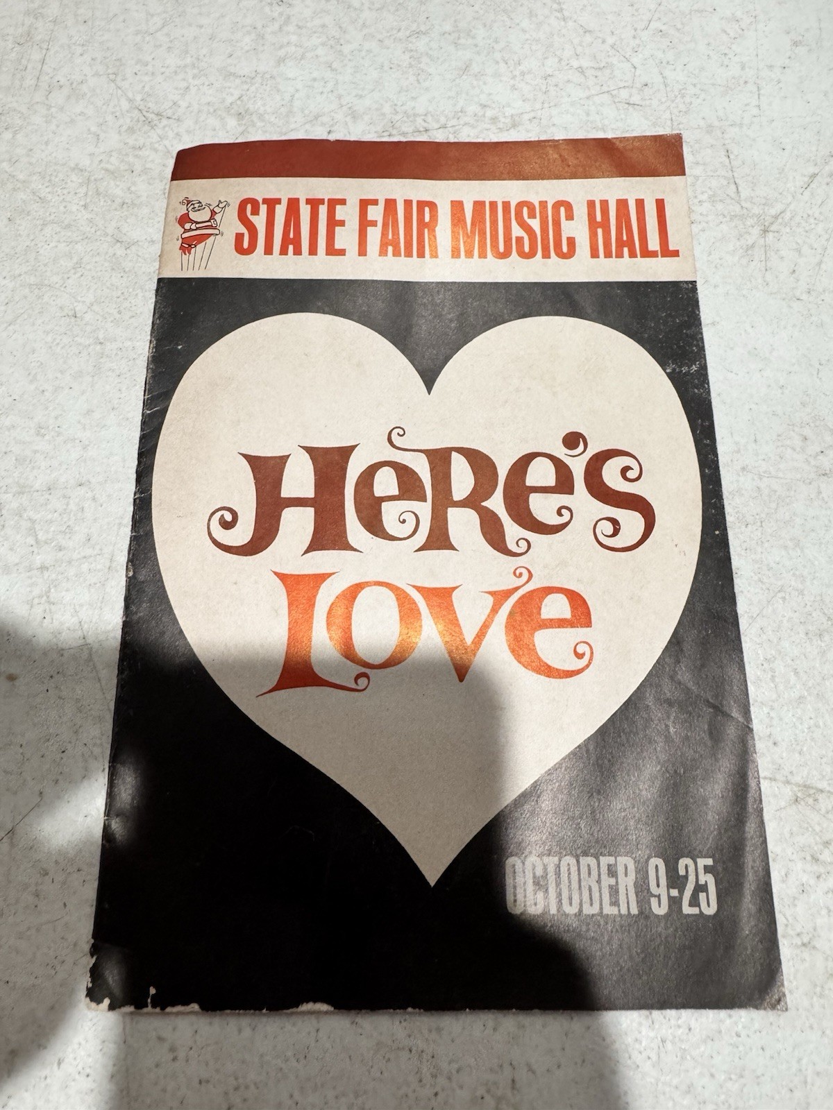vintage state fair music hall here\'s love program
