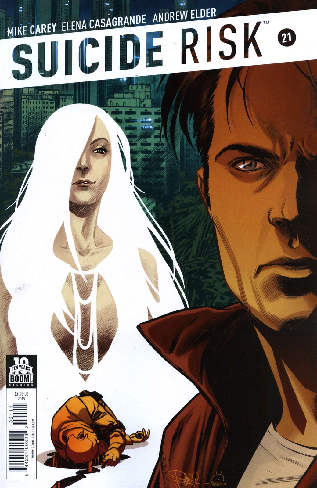 Suicide Risk #21 VF; Boom | Mike Carey - w/Bag+Board