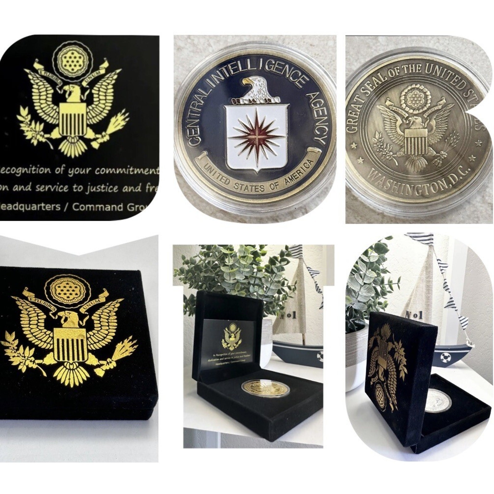 Central Intelligence Agency (CIA) DIA NSA Challenge Coin