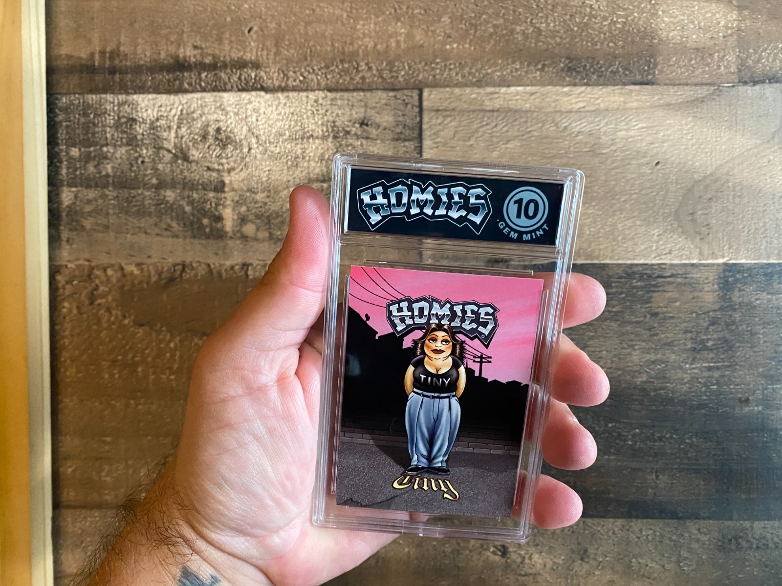 Homies Tiny Card VTG 2004 Gem Mint 10 Graded Slab Comic NECA David Gonzales
