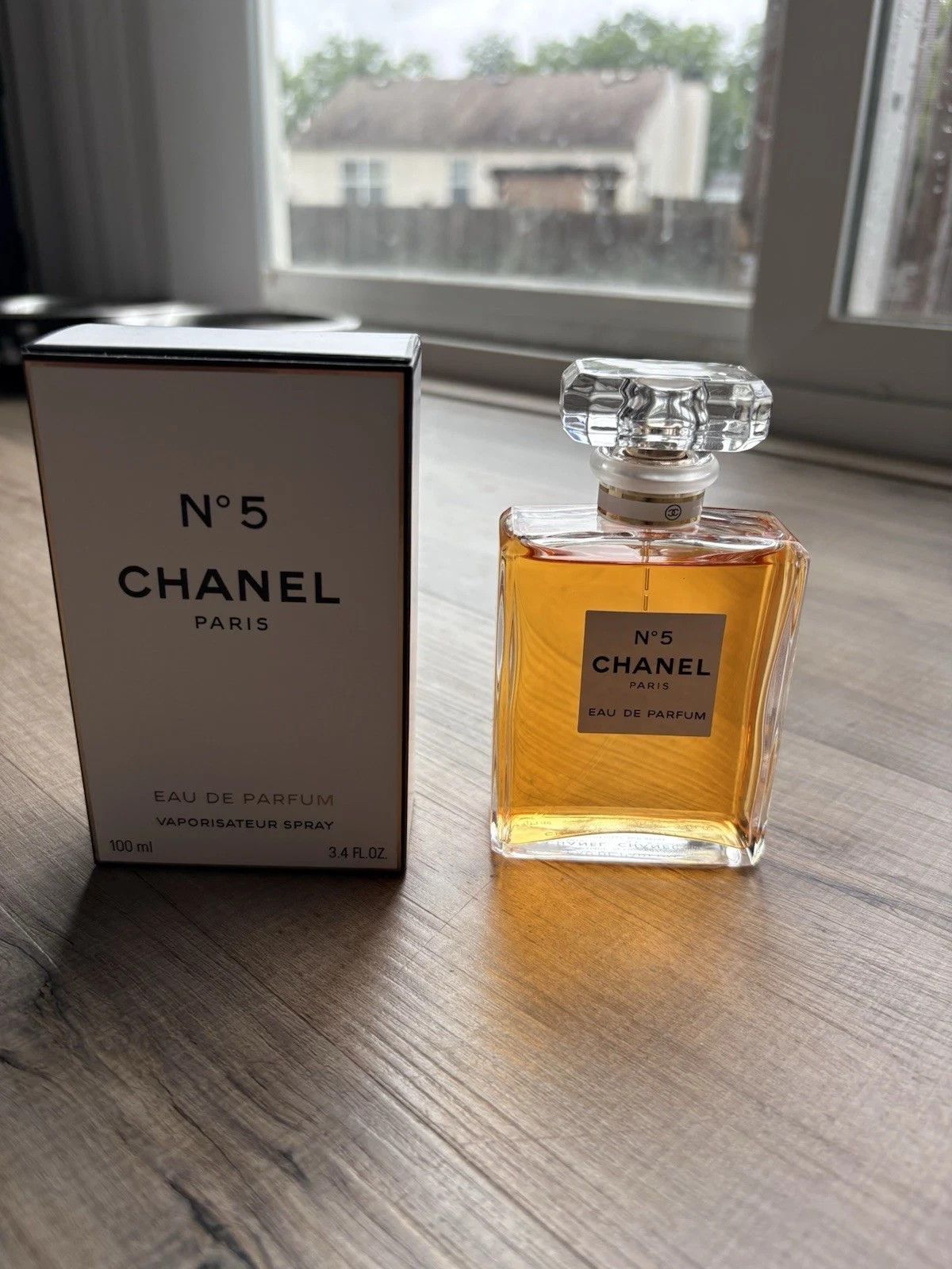 CHANEL No 5 Eau CHANEL Women’s Parfum Spray, 3.4 fl oz (100mL) Open Box