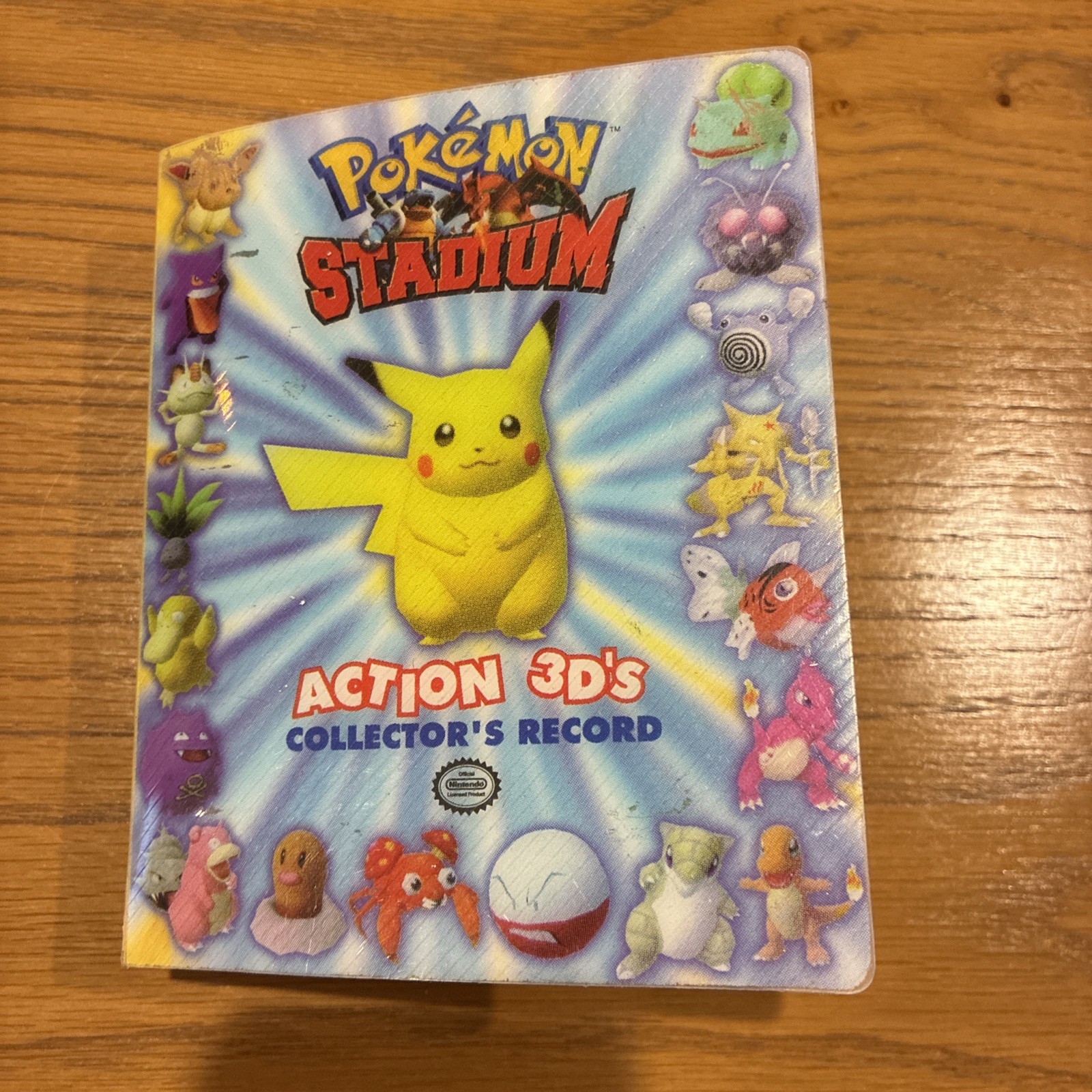 Pokémon Stadium Action 3D\'s Lenticular Card Collection (2000) missing 9