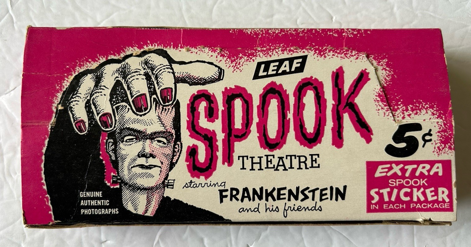 1961 Leaf Spook Stories Empty Box- Near Mint Condition- Rare