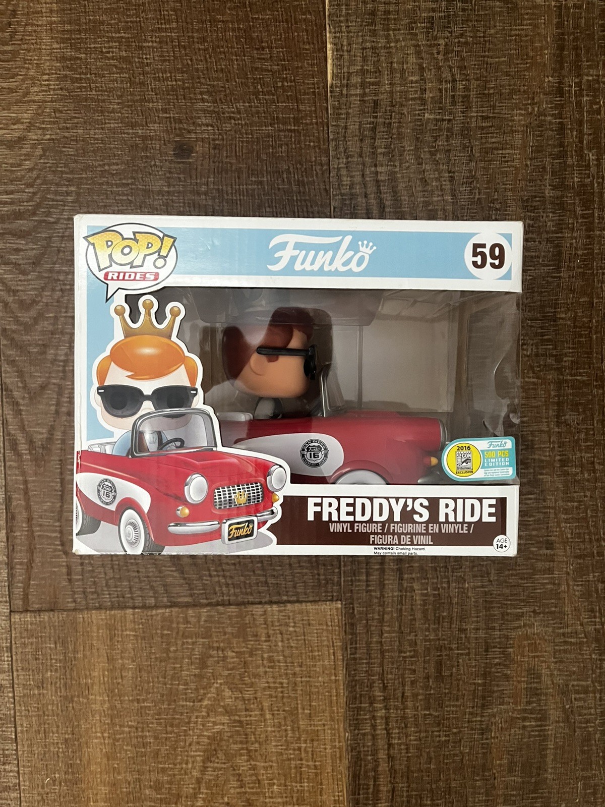 Funko Pop Rides 59 Freddy's Ride SDCC 2016 Exclusive LE 500 RARE HOLY GRAIL