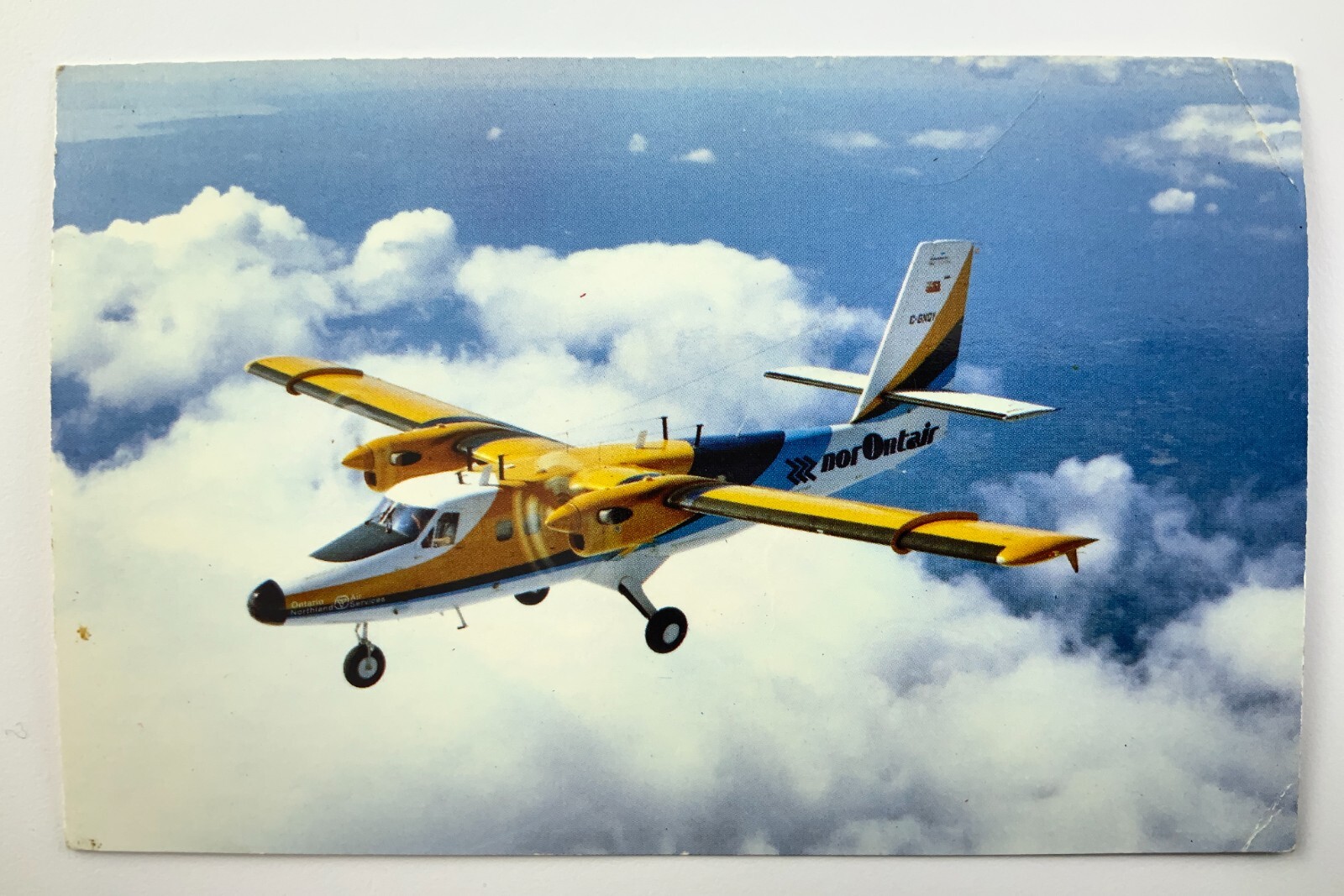 NorOntair Twin Otter Airline Service In Northern Ontario Postcard Airplane FF058