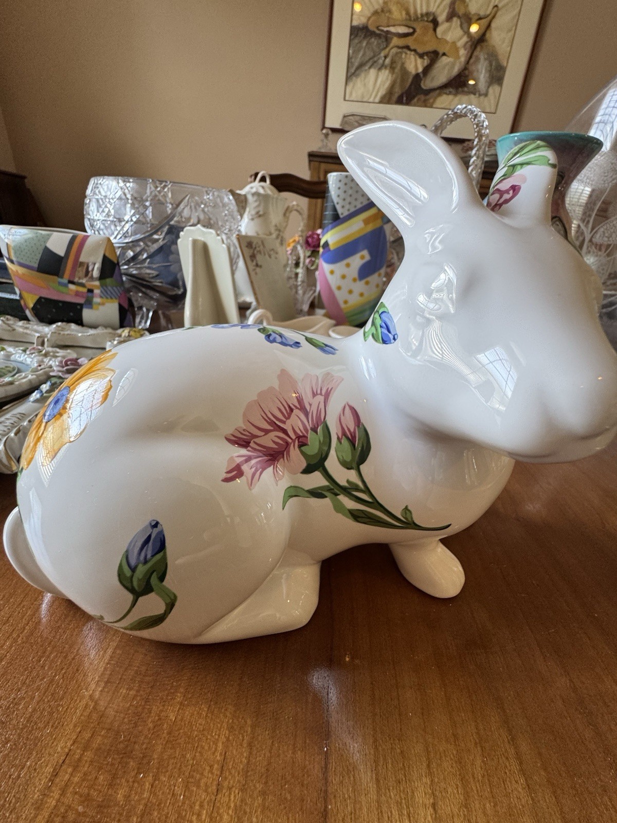 Vintage 1990s Tiffany& Co Sintra Porcelain Rabbit Figurine. Mint Condition