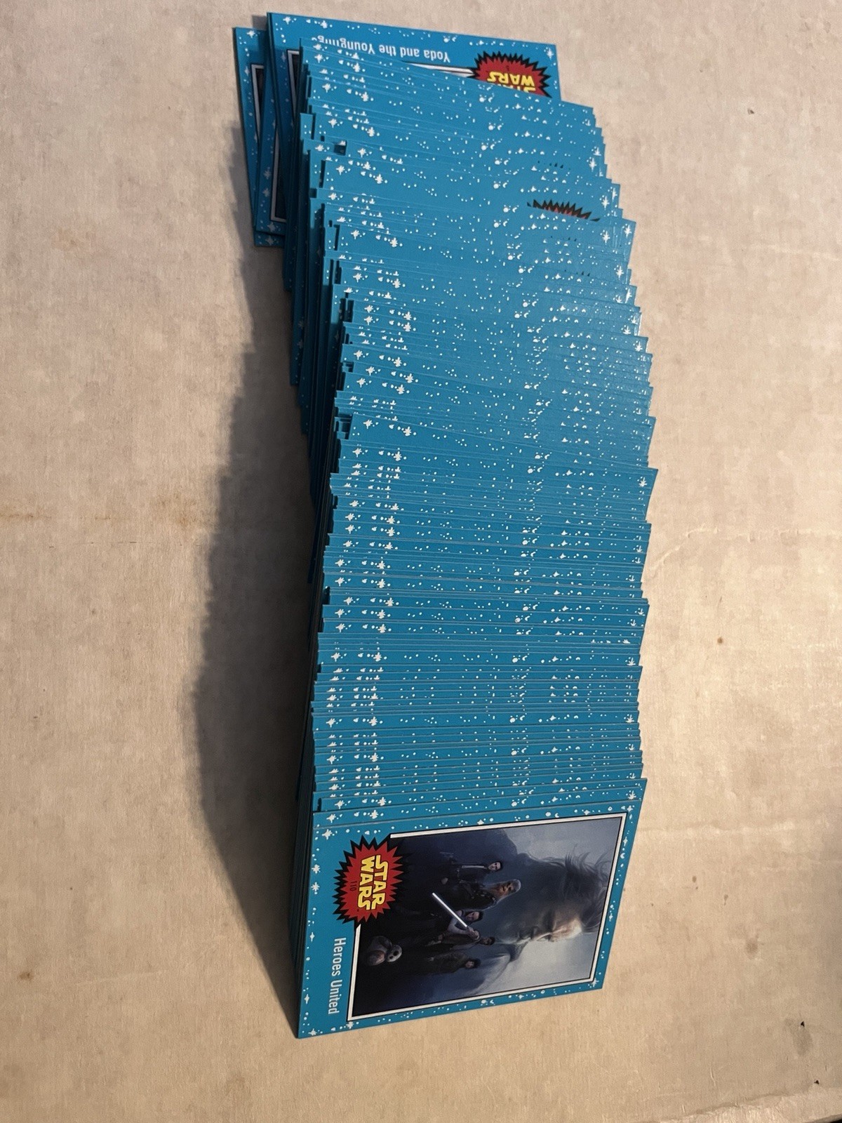 COMPLETE BASE SET: 2017 TOPPS JOURNEY TO “STAR WARS: THE LAST JEDI” (110 CARDS)