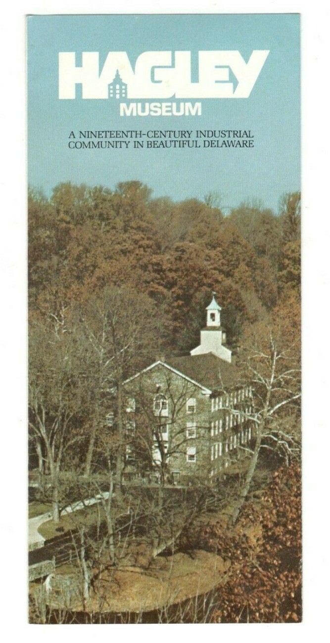 Vintage HAGLEY MUSEUM GREENVILLE WILMINGTON DELAWARE Travel Brochure RM4