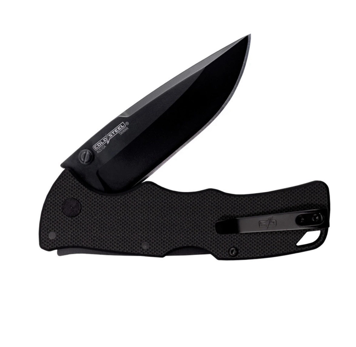 Cold Steel Verdict Folding Pocketknife Black G-10 AUS-10A Spear Point Clip