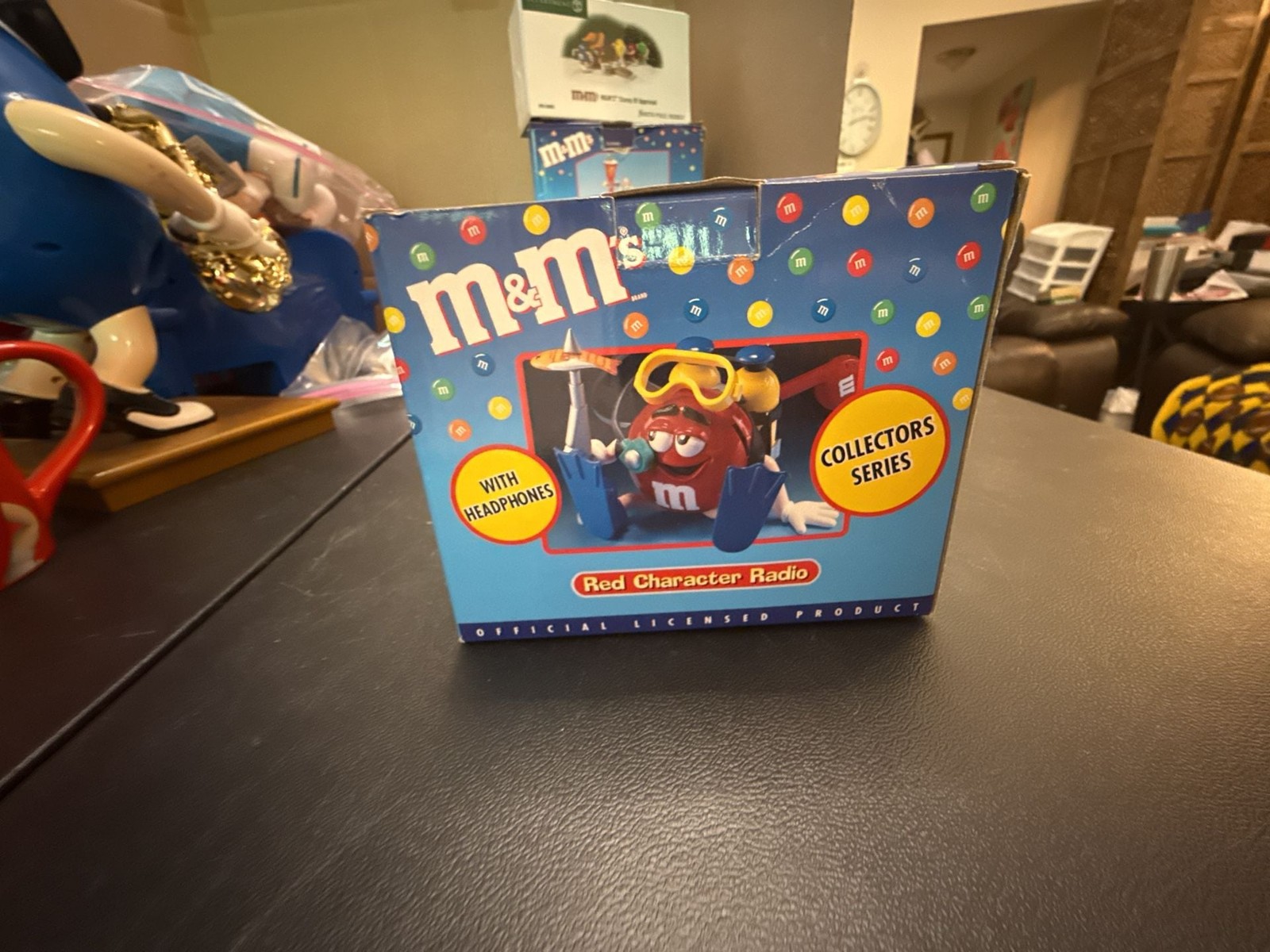 M&M's Red Character Scuba Diver AM/FM Radio with Headphones Collector Series