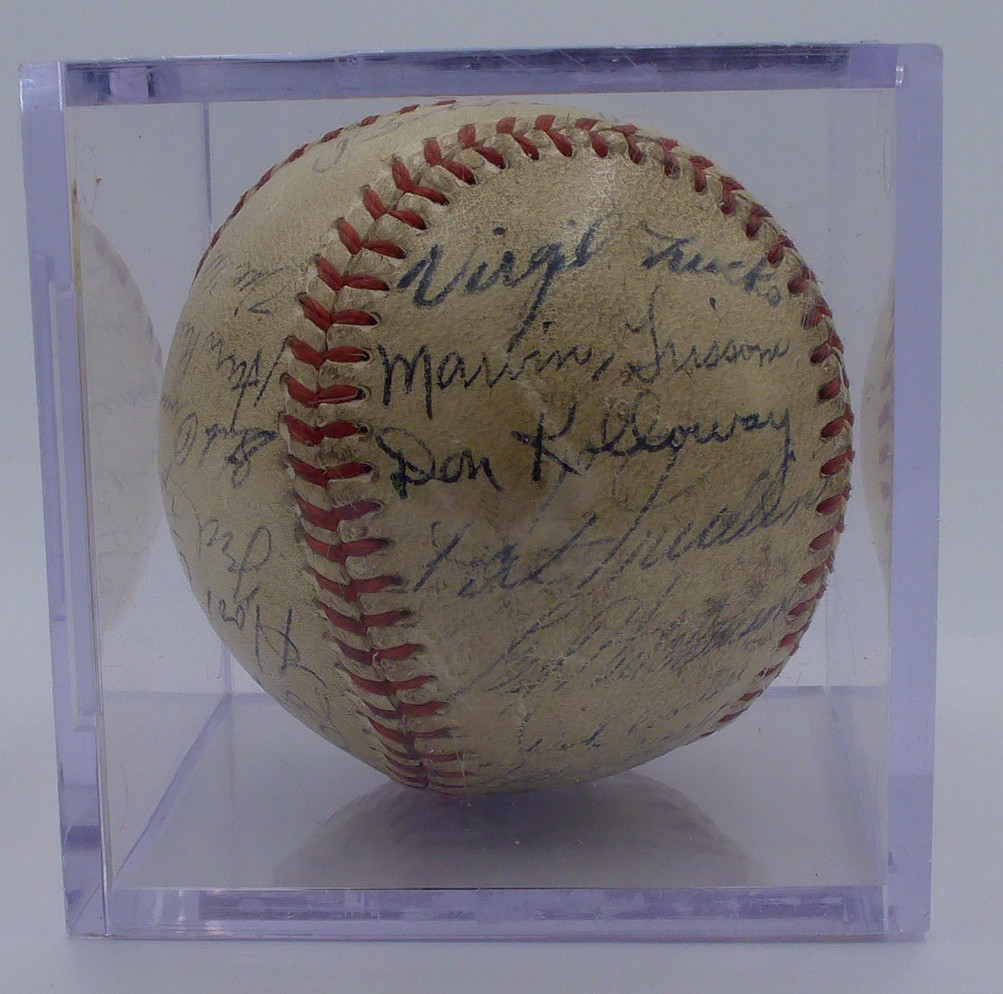 1950 Detroit Tigers Team Signed Baseball High Value Collectable