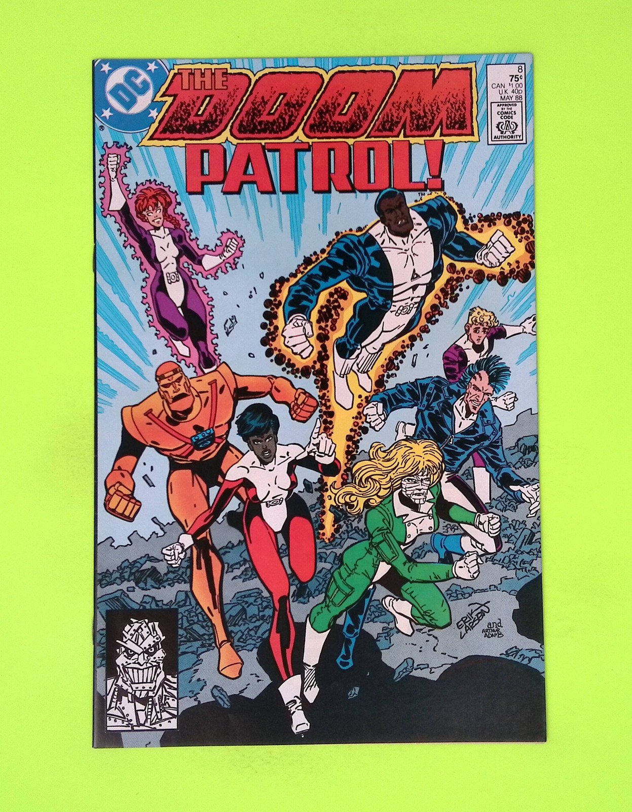 Doom Patrol #8 Vol. 2 1988 DC Comics High Grade Comic Book J61-206