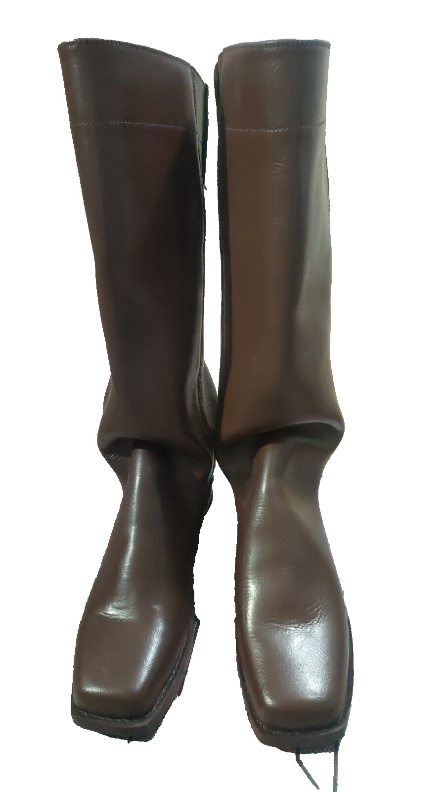 Civil War Stove Pipe Boots Genuine Leather Common Boot 1847-1900