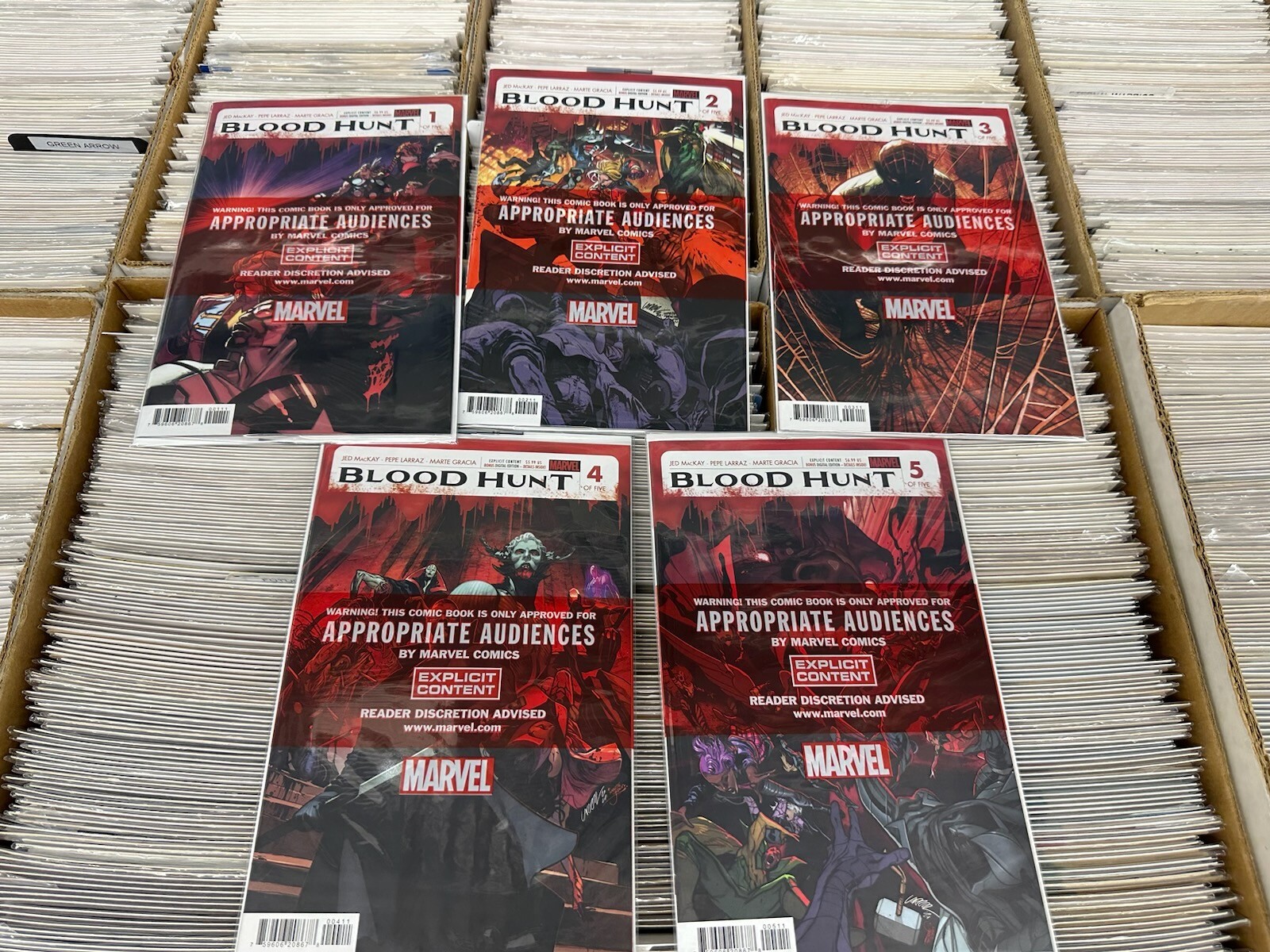 (2024) BLOOD HUNT #1-5 COMPLETE RED BAND SET STILL SEALED