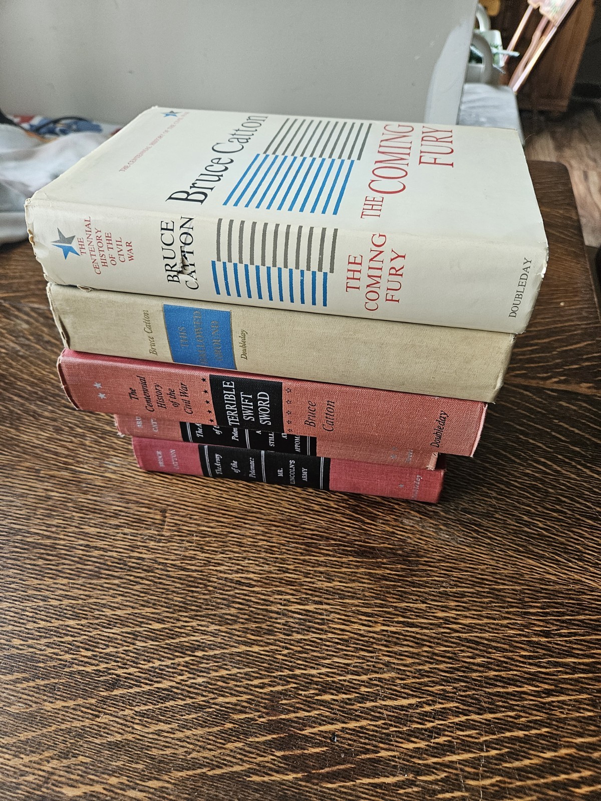 5 Bruce Catton Books Civil War History  Hardbound Very Good Condition