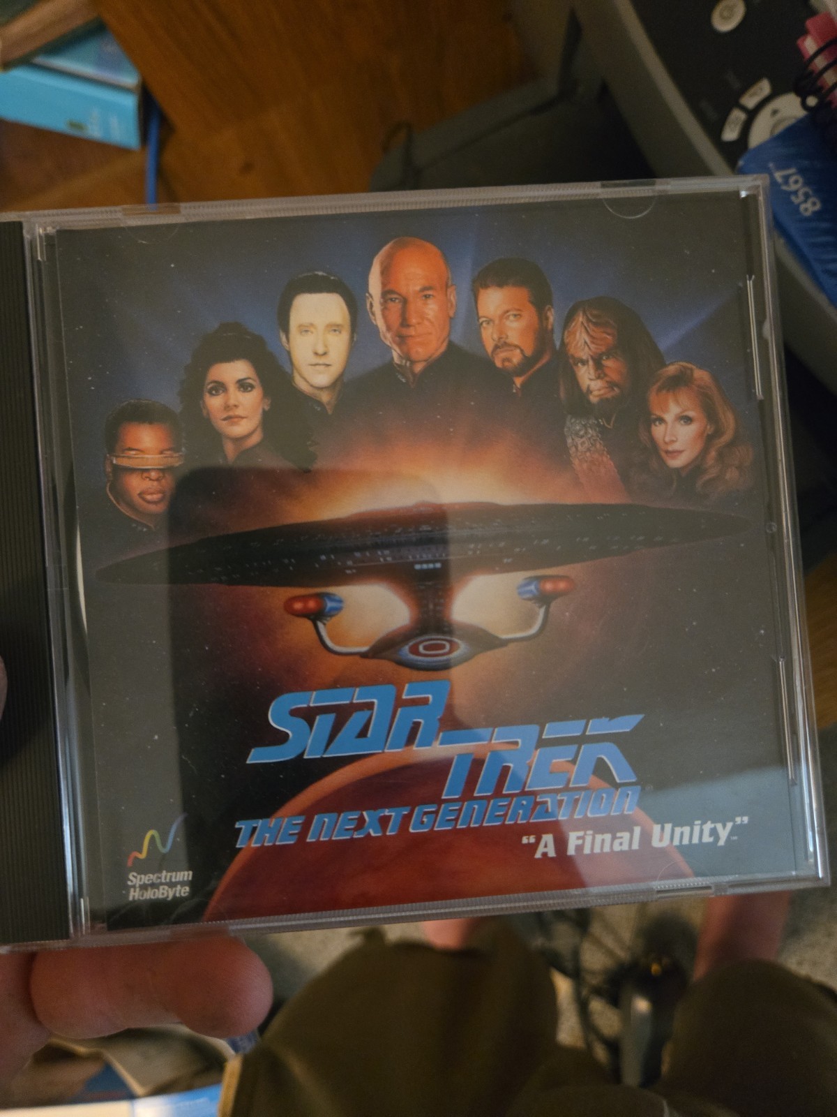 Vintage Star Trek The Next Generation A Final Unity CDRom Spectrum HoloByte