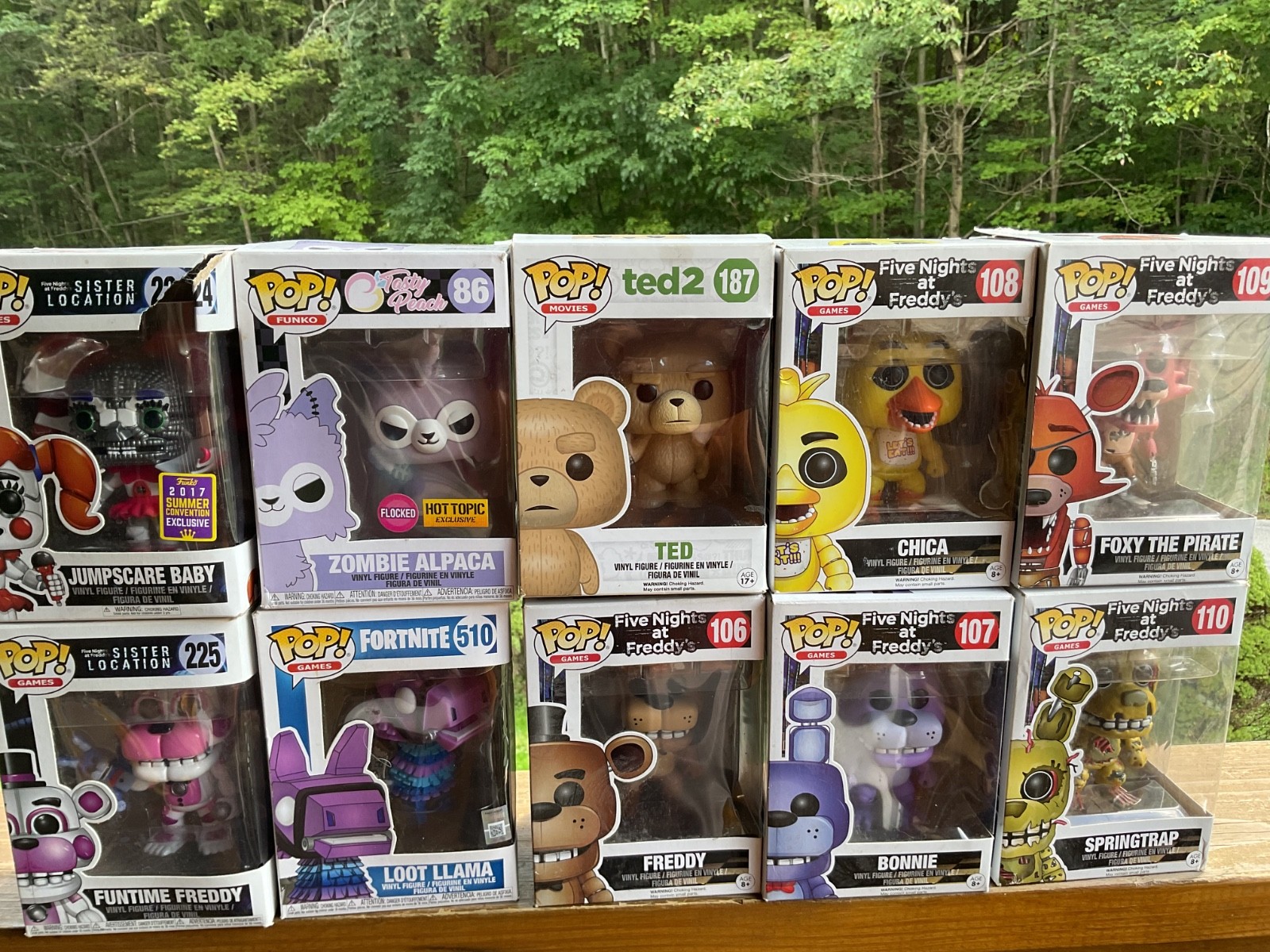 Funko Pop Five Nights at Freddy’s sister location teddy etc lot