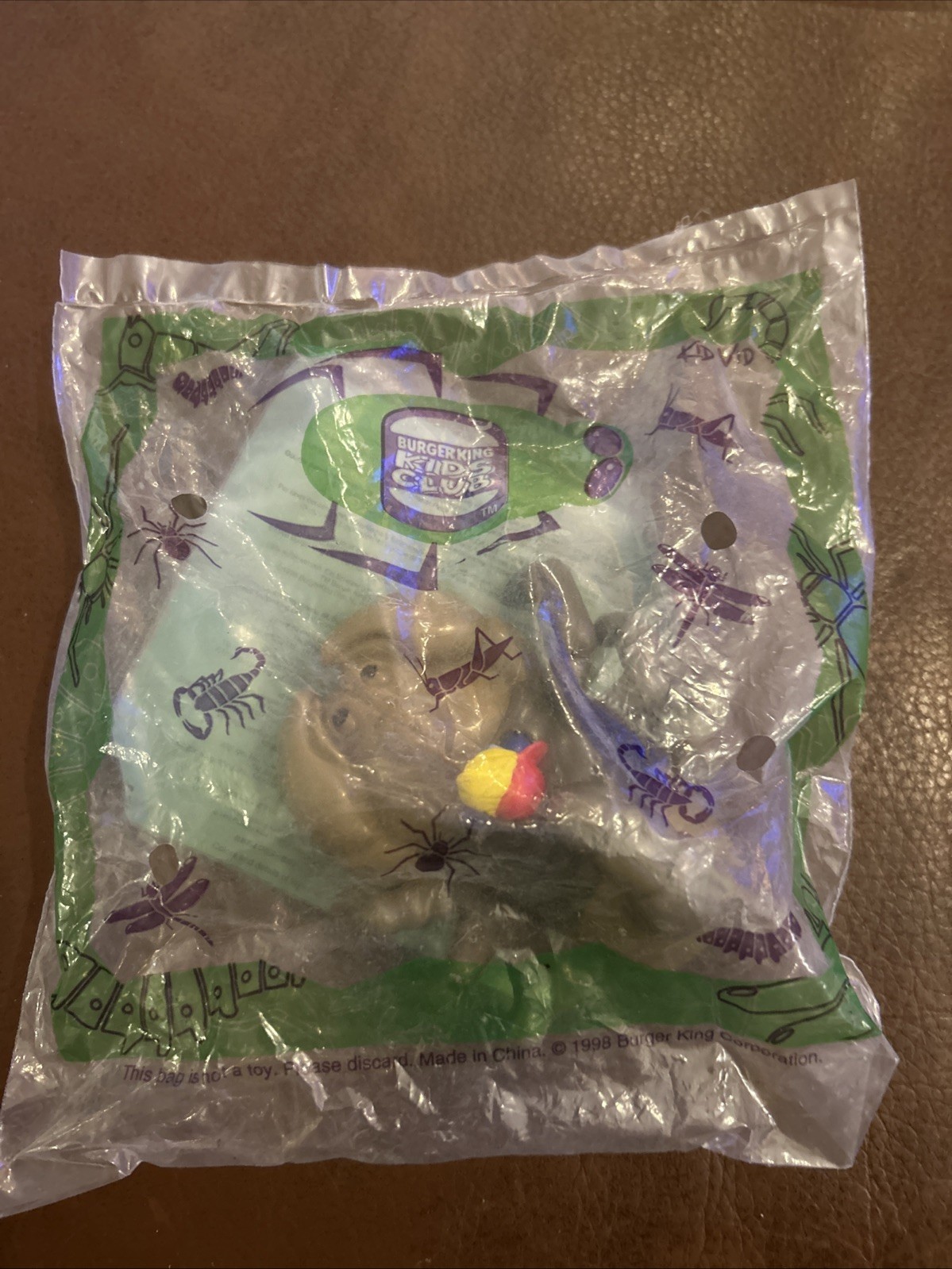1998 Bug Riders Burger King Toy Scorpion Kid's Club Toy - New