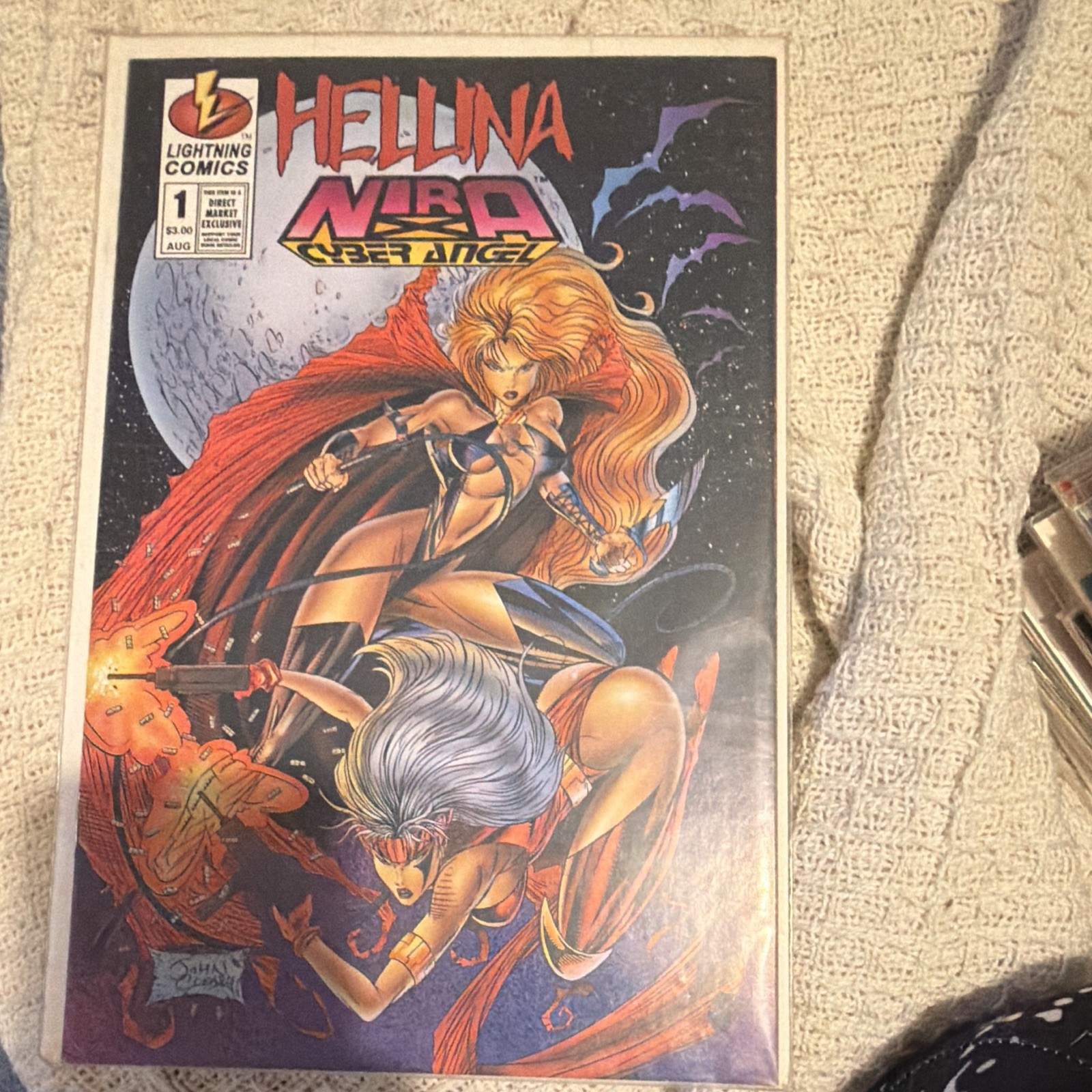 Hellina/Nira X #1 Cyber Angel (Lightning Comics, 1996) Hellina Nira X 1st