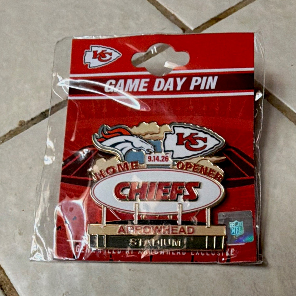 Kansas City Chiefs Game Day Pin - Sport Theme NFL Team Collectible
