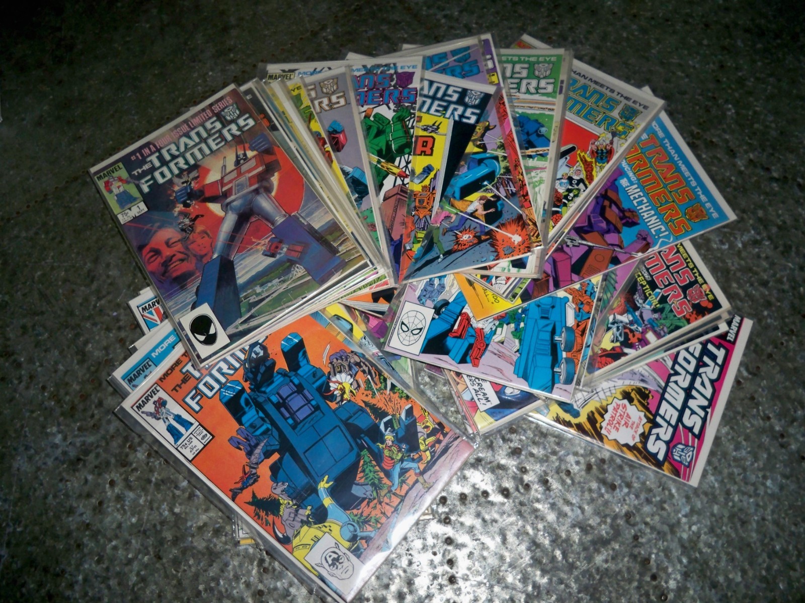 Transformers #1 5 7-28 31-35 38-44 46++ 1984 Lot of 44 Marvel Comics High Grade