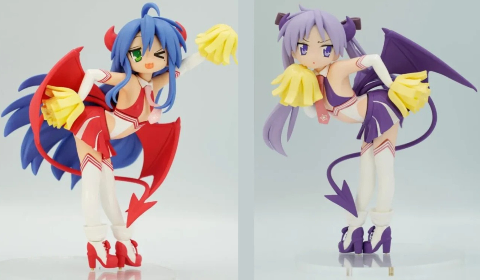 PSL Lucky Star Izumi Konata Hiragi Kagami Succubus cheerleader Figure set