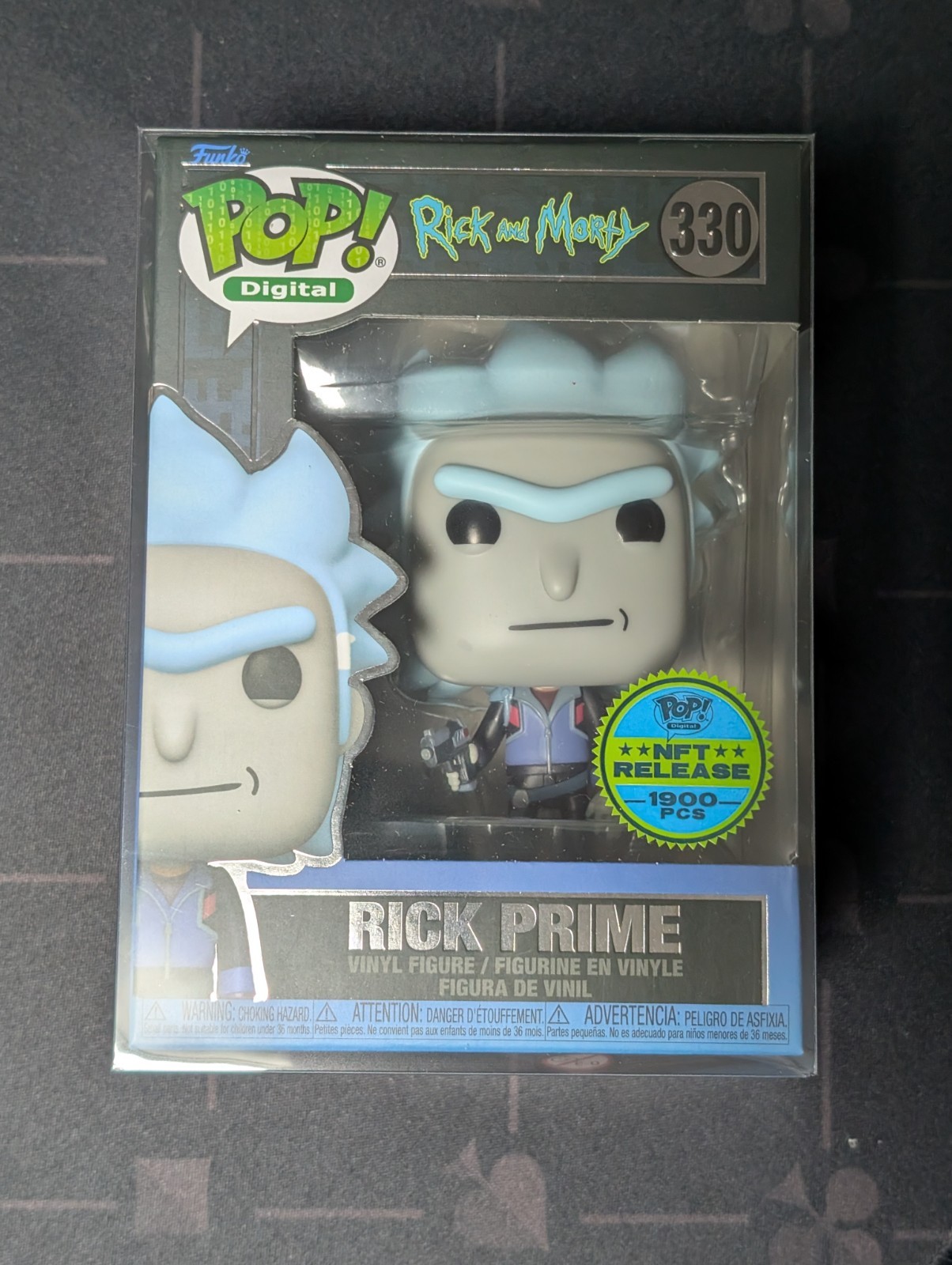 Funko Pop Digital RICK PRIME 330 Rick and Morty 1900pc Legendary