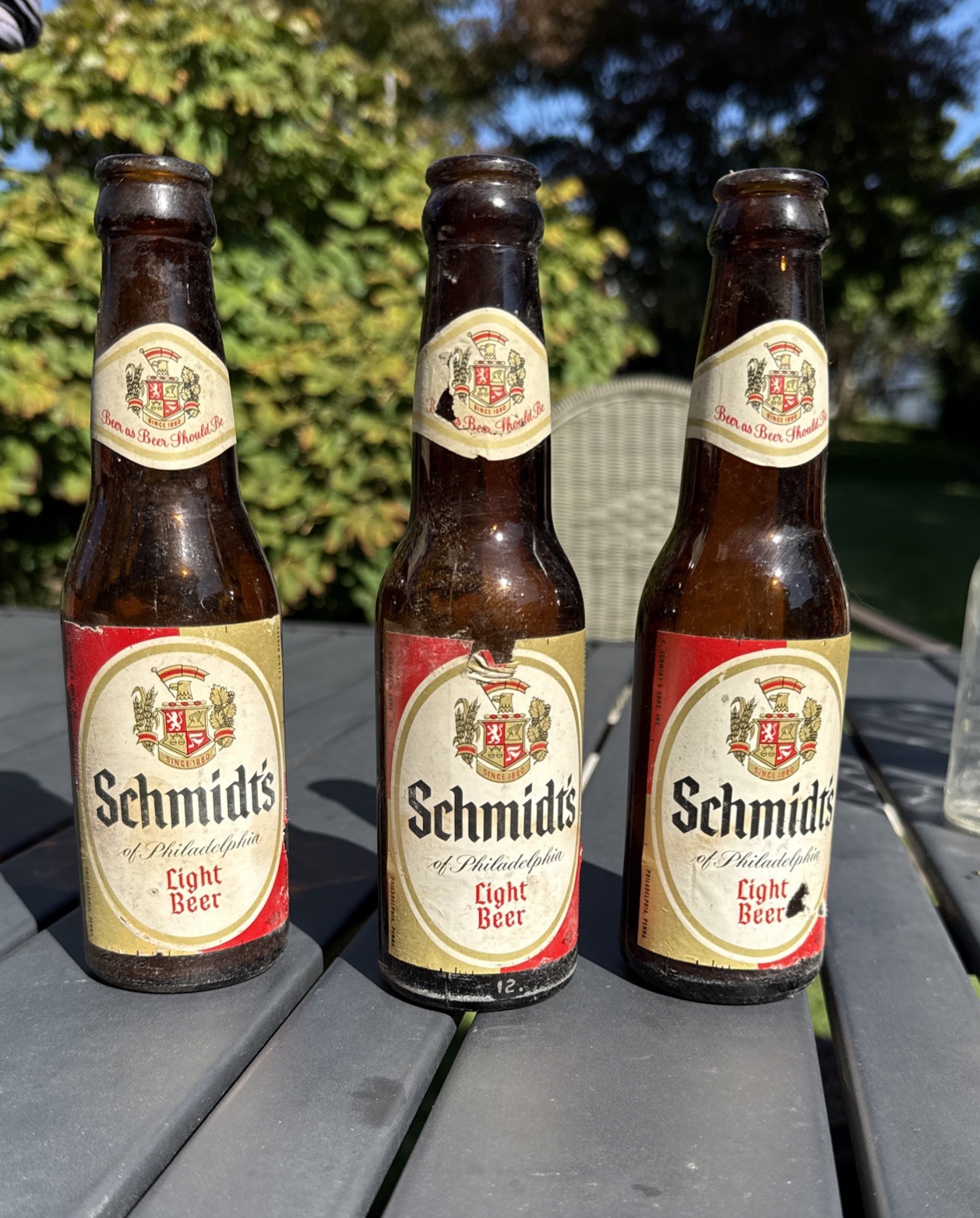 3 Vintage Schmidt's of Philadelphia Beer Bottle from Philadelphia PA