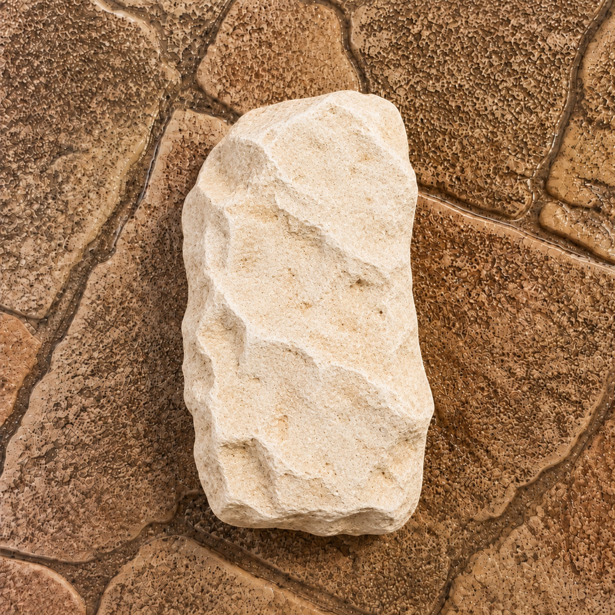 250g Holy Land Stone Jerusalem Blessed at Golgotha Tomb of Christ Christian Gift
