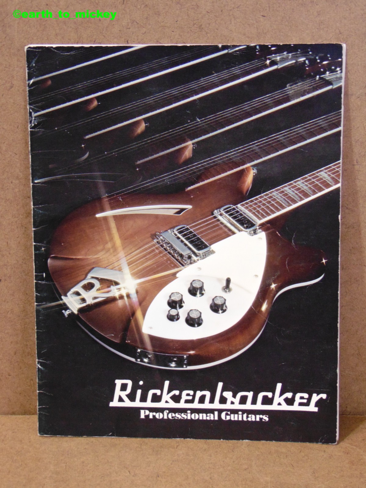 Vintage Original  1975 RICKENBACKER Professional  Guitars Catalog