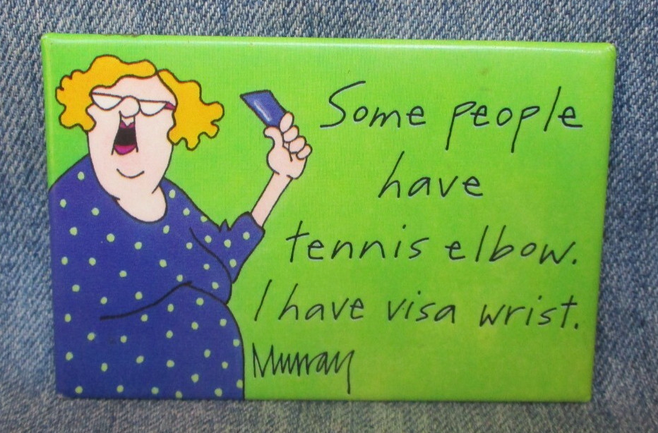 Murrays Law Tennis Elbow Humor Funny Magnet Souvenir Refrigerator MB90