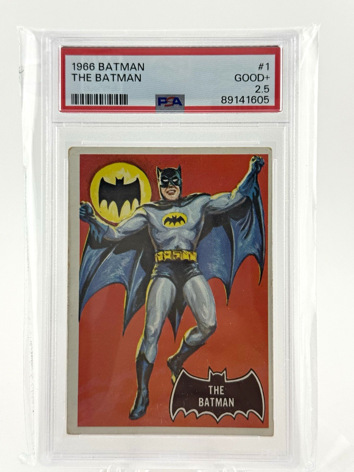1966 Batman Non-Sport Trading Card #1 The Batman PSA 2.5 Cert 89141605