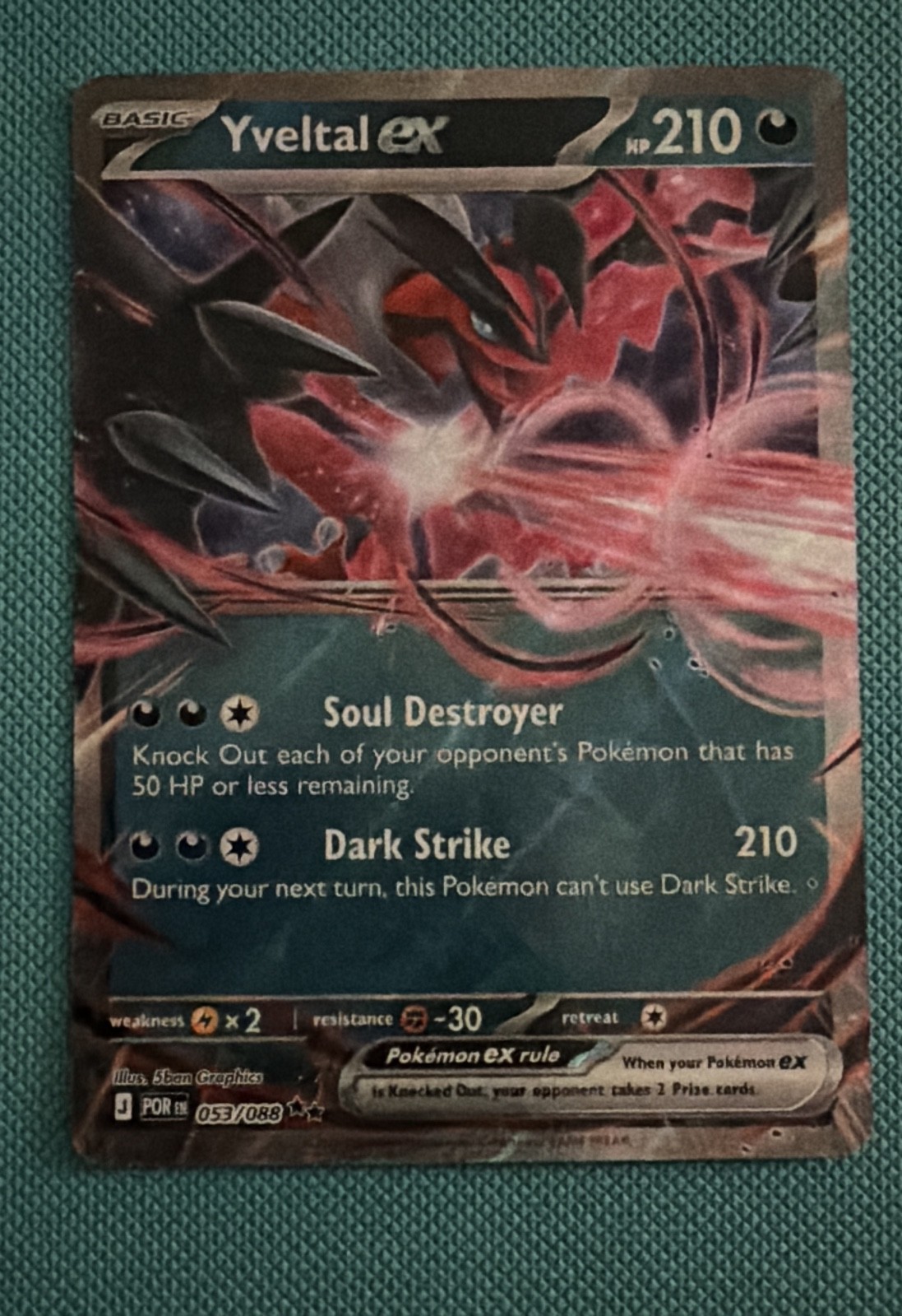 Yveltal ex 053/088 Me03: Perfect Order Holo